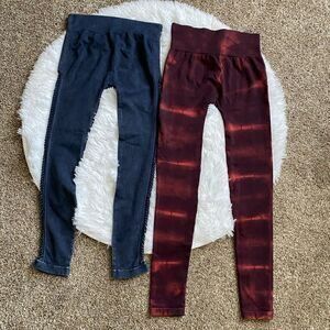 Nikibiki Leggings 2 Pair Stretchy High Waist Women’s Size XS